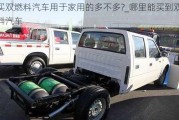 買雙燃料汽車用于家用的多不多?_哪里能買到雙燃料汽車