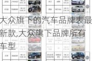 大眾旗下的汽車品牌表最新款,大眾旗下品牌所有車型