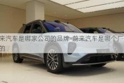 蔚來汽車是哪家公司的品牌-蔚來汽車是哪個廠家生產(chǎn)的