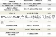 tesla taiwan,臺(tái)北一特斯拉失控的原因