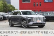 紅旗新能源汽車-紅旗新能源汽車價(jià)格表圖片及價(jià)格表