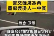 浙江一特斯拉撞兩交警 1人傷勢較重-浙江特斯拉失控事故