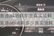 奧迪a4油耗車主真實油耗_奧迪a6l油耗多少真實油耗