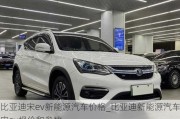 比亞迪宋ev新能源汽車價格_比亞迪新能源汽車宋ev報價和參數(shù)