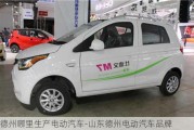 德州哪里生產(chǎn)電動汽車-山東德州電動汽車品牌