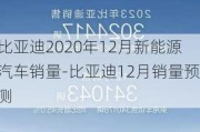 比亞迪2020年12月新能源汽車銷量-比亞迪12月銷量預測