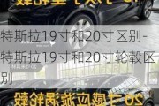 特斯拉19寸和20寸區(qū)別-特斯拉19寸和20寸輪轂區(qū)別