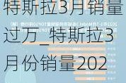 特斯拉3月銷量過萬_特斯拉3月份銷量2024