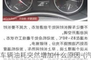 車輛油耗突然增加什么原因-(汽車油耗突然增加是什么原因,2.0)