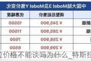 特斯拉價(jià)格不能談嗎為什么_特斯拉不能講價(jià)嗎