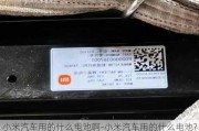 小米汽車用的什么電池啊-小米汽車用的什么電池?