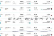 廈門機場到三明汽車-廈門到三明飛機