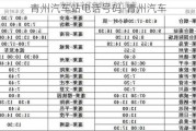 青州汽車站電話號碼-青州汽車