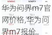 華為問(wèn)界m7官網(wǎng)價(jià)格,華為問(wèn)界m7報(bào)價(jià)