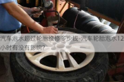 汽車泡水超過輪胎維修多少錢-汽車輪胎泡水12小時有沒有影響?