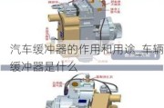 汽車緩沖器的作用和用途_車輛緩沖器是什么