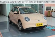 電動(dòng)汽車品牌排行榜前十名歐拉,新能源汽車排名歐拉