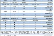 特斯拉ModelY參數(shù)配置介紹_特斯拉model y性能版參數(shù)