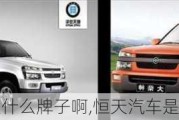 恒天汽車(chē)是什么牌子啊,恒天汽車(chē)是哪里生產(chǎn)的