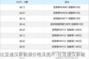 比亞迪漢新能源價格及圖片-比亞迪漢新能源汽車價格表