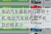 電動(dòng)汽車(chē)最新排行榜前十名,電動(dòng)汽車(chē)排名前十名及價(jià)格多少