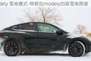 modely 雪地模式-特斯拉modely四驅雪地爬坡