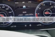 戰(zhàn)旗汽車油耗高嗎-戰(zhàn)旗汽車油耗