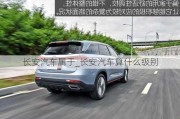 長(zhǎng)安汽車(chē)屬于_長(zhǎng)安汽車(chē)算什么級(jí)別