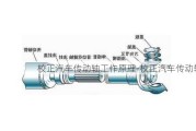 校正汽車傳動軸工作原理-校正汽車傳動軸