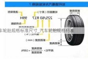 汽車輪胎規(guī)格標準尺寸_汽車輪胎規(guī)格標準