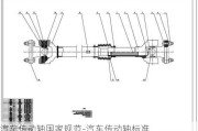 汽車傳動軸國家規(guī)范-汽車傳動軸標(biāo)準(zhǔn)