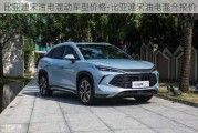 比亞迪宋油電混動車型價格-比亞迪宋油電混合報價