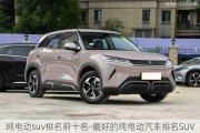 純電動suv排名前十名-最好的純電動汽車排名SUV