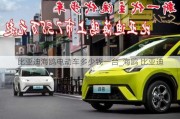 比亞迪海鷗電動車多少錢一臺_海鷗 比亞迪