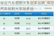 保定汽車(chē)站到火車(chē)站多遠(yuǎn)啊_保定汽車(chē)站到火車(chē)站多遠(yuǎn)
