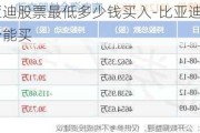 比亞迪股票最低多少錢(qián)買(mǎi)入-比亞迪股票多少能買(mǎi)