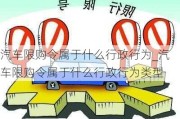 汽車限購令屬于什么行政行為_汽車限購令屬于什么行政行為類型