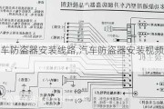 汽車防盜器安裝線路,汽車防盜器安裝視頻教程