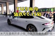 小米汽車最貴的多少錢_小米汽車最貴多少錢一臺(tái)