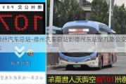 德州汽車總站-德州汽車總站到德州東站坐幾路公交車