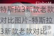 特斯拉3新款老款對比圖片-特斯拉3新款老款對比