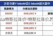 tesla特斯拉降價-特斯拉降價23.4