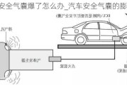 汽車安全氣囊爆了怎么辦_汽車安全氣囊的膨脹原理