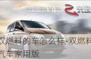 雙燃料的車怎么樣-雙燃料汽車家用版