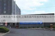 上海東昌汽車投資,上海東昌汽車投資有限公司干什么的