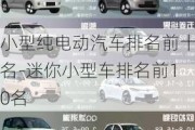 小型純電動(dòng)汽車排名前十名-迷你小型車排名前10名