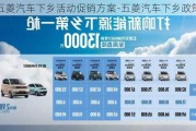 五菱汽車下鄉(xiāng)活動(dòng)促銷方案-五菱汽車下鄉(xiāng)政策