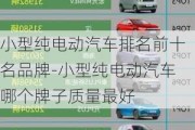 小型純電動汽車排名前十名品牌-小型純電動汽車哪個牌子質(zhì)量最好