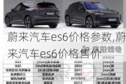 蔚來汽車es6價格參數(shù),蔚來汽車es6價格售價