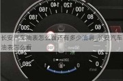 長安汽車油表怎么看還有多少油啊_長安汽車油表怎么看